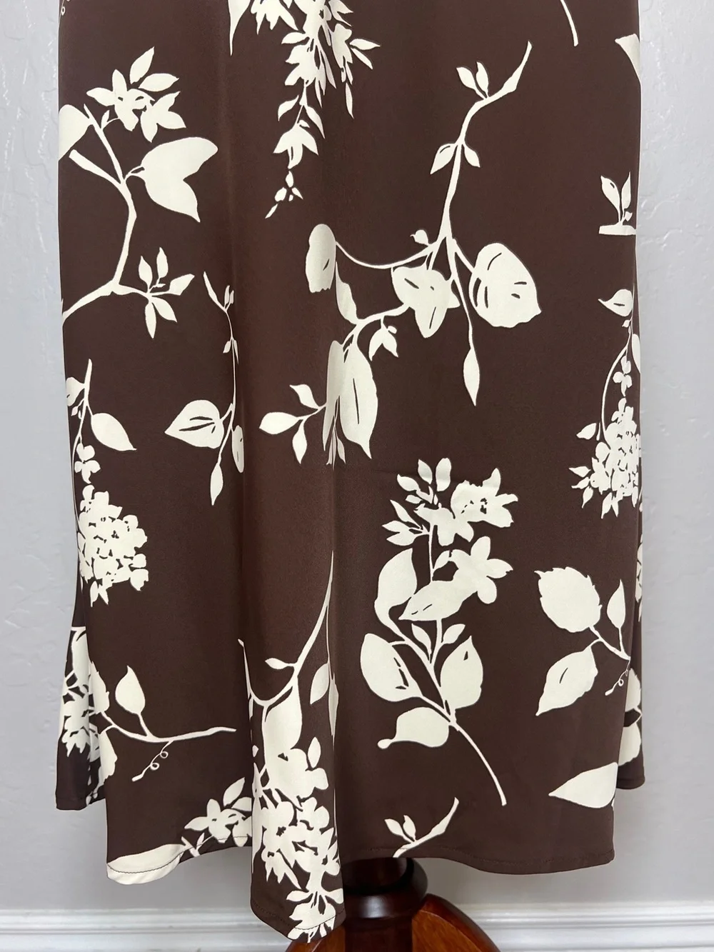 ABERCROMBIE &‎ FITCH Women’s Size SP Petite Brown Julia Slip Cutout Maxi Dress
